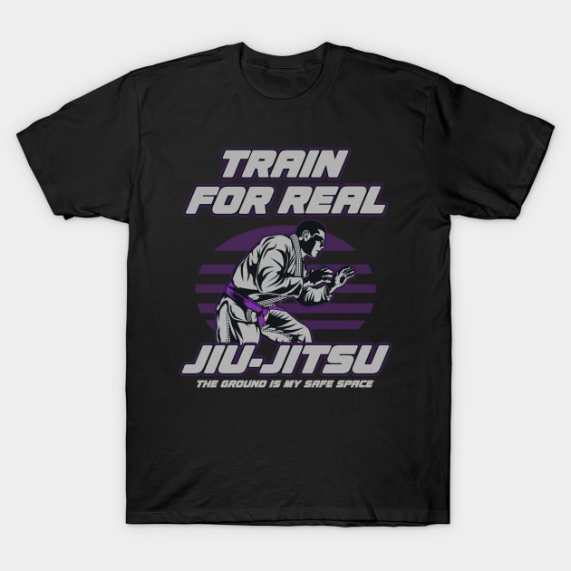 JIU JITSU WARRIOR T-Shirt by beanbeardy